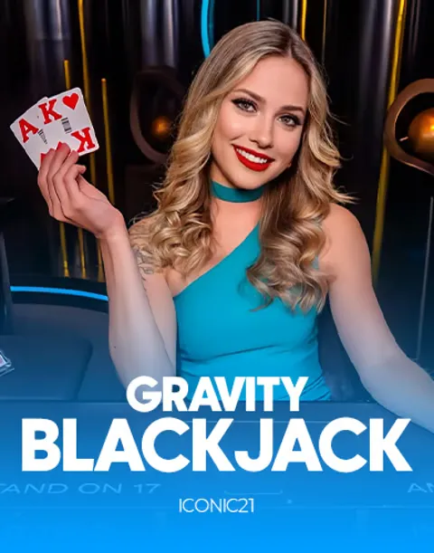 Gravity Blackjack crypto slot by Iconic21 at Lucky Block Casino