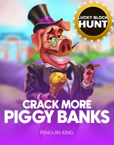 Play Piggy Banks by Penguin King Piggy Banks crypto slot by Penguin King at Lucky Block Casino